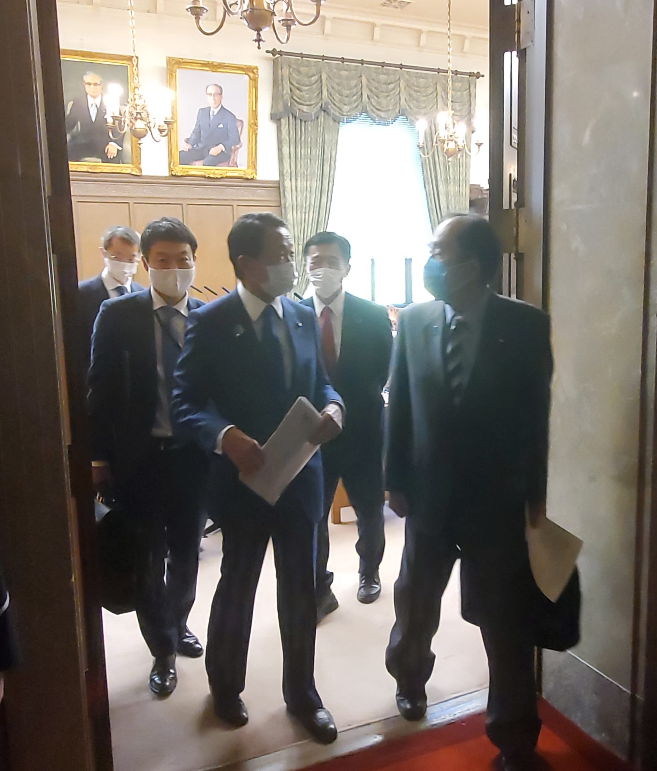 久しぶりに麻生大臣と