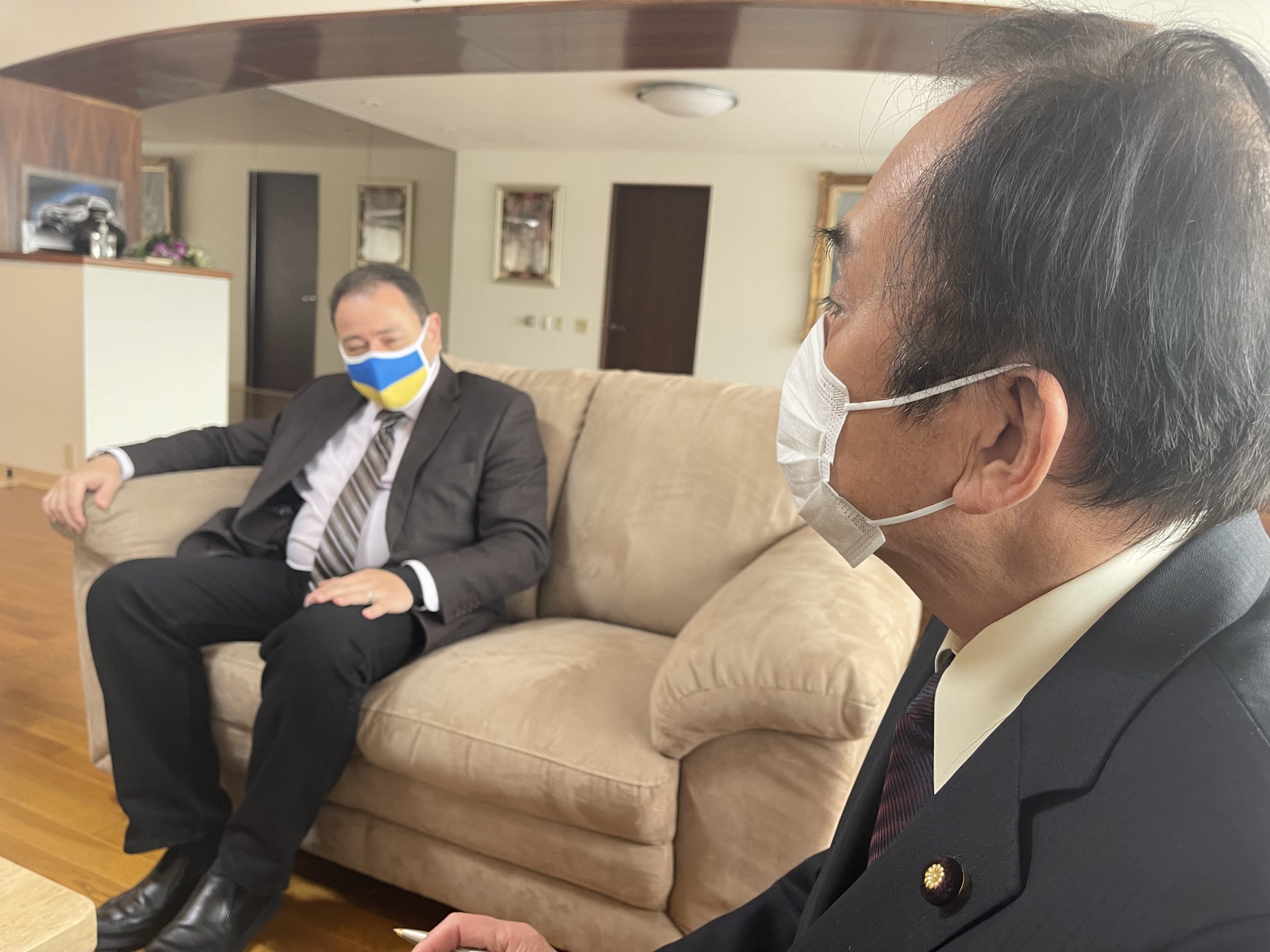 ウクライナ大使館を訪問